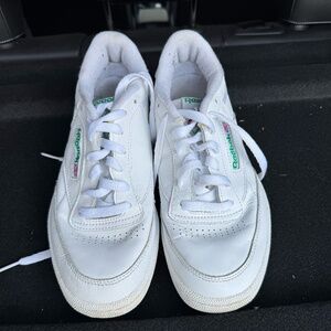Reebok Club C Classic White Leather Sneakers